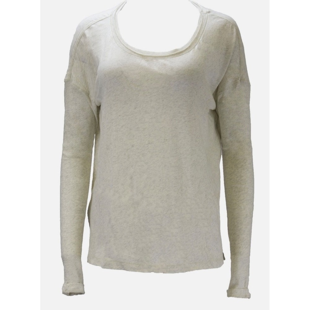 Grey State Women's Cotton Yummy Tee, Crème Heather, Size 0
